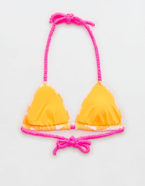 Aerie Scrunchie Tie String Triangle Bikini Top