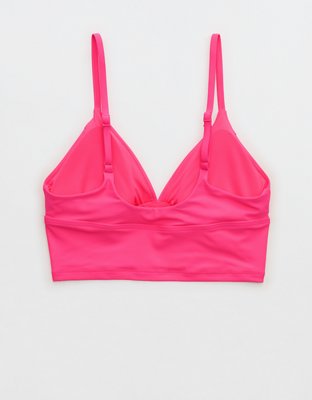 Aerie Seamed Longline Triangle Bikini Top