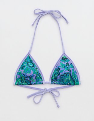 Aerie Top de Bikini Triangular con Tiras