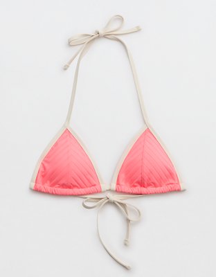 Haut de bikini triangulaire à ficelles larges Aerie
