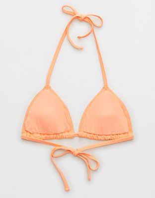 Aerie Shine Pique String Triangle Bikini Top