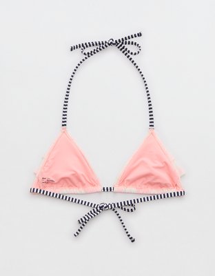 Aerie Ruffle String Triangle Bikini Top