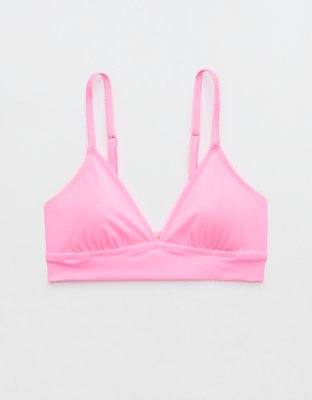 Aerie Metallic Triangle Banded Bikini Top