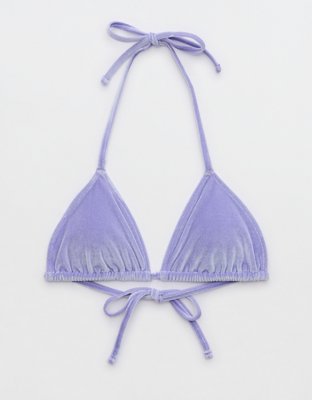 Aerie Velvet String Bikini Top