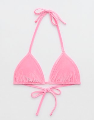 Aerie Velvet String Bikini Top