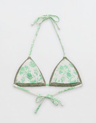 Aerie Eyelet String Triangle Bikini Top