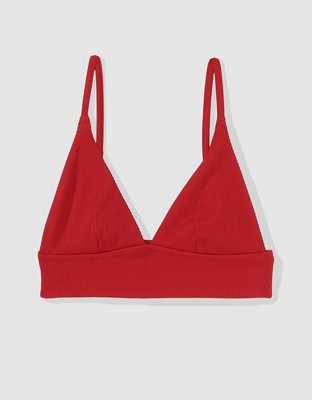 Aerie Top de Bikini Triangular de Línea Larga