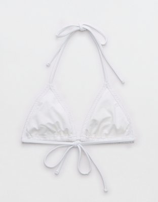 Aerie Crinkle String Triangle Bikini Top