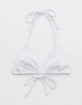 Aerie Crinkle String Triangle Bikini Top