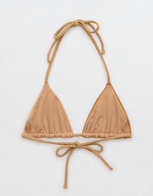 Aerie Sparkle String Triangle Bikini Top