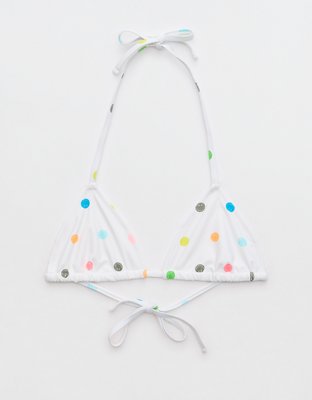 Aerie Smiley String Triangle Bikini Top