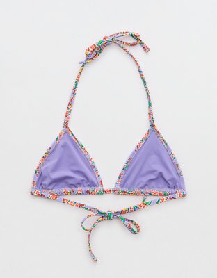 Aerie Smarties String Triangle Bikini Top