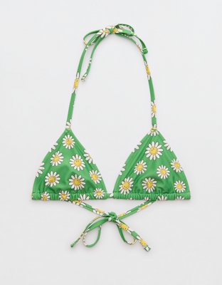 Верх бикини Smiley®, треугольные чашки, на завязках — Aerie — фото 3
