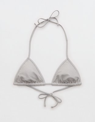 Aerie The Sun-Lover Metallic Bikini Top