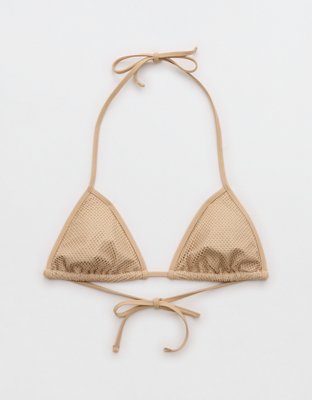 Aerie The Sun-Lover Metallic Bikini Top