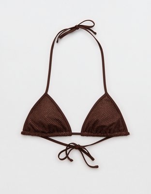Aerie The Sun-Lover Metallic Bikini Top