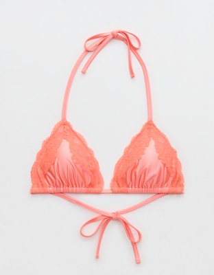 Aerie The Sun-Lover Shine Lace Bikini Top