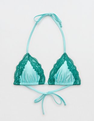 Aerie The Sun-Lover Shine Lace Bikini Top