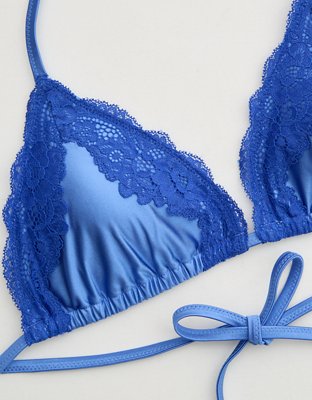 Aerie The Sun-Lover Top de Bikini con Encaje y Brillo
