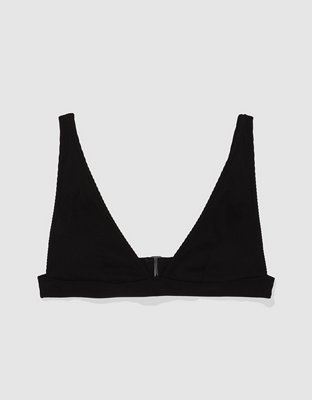 Aerie Ribbed Plunge Bikini Top