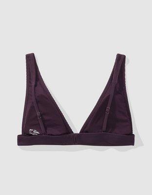 Aerie Ribbed Plunge Bikini Top