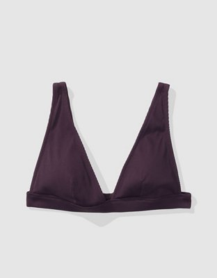 Aerie Ribbed Plunge Bikini Top