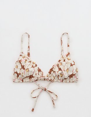 Aerie Ruffle Triangle Bikini Top