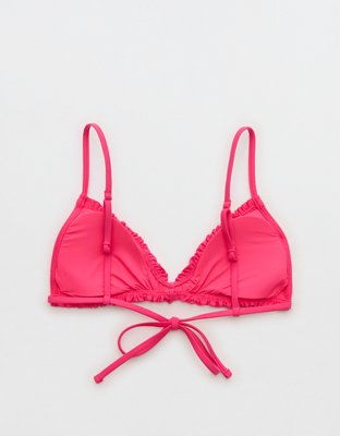 Aerie Ruffle Triangle Bikini Top