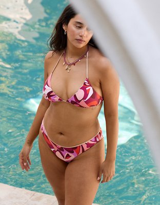 Aerie Reversible Metallic Binding Halter Triangle Bikini Top from American Eagle - $44.95