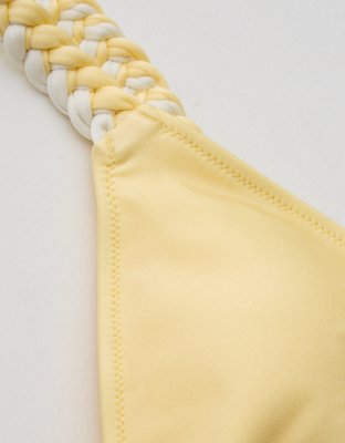 Aerie Shine String Triangle Bikini Top | Aerie
