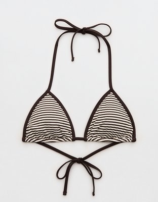 Aerie Ribbed String Triangle Bikini Top