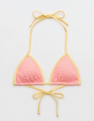 Aerie Ribbed String Triangle Bikini Top