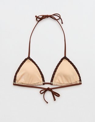 Aerie Crochet String Triangle Bikini Top