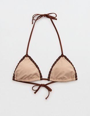 Aerie Crochet String Triangle Bikini Top