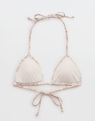 Aerie Pique String Triangle Bikini Top