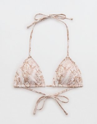 Aerie Pique String Triangle Bikini Top