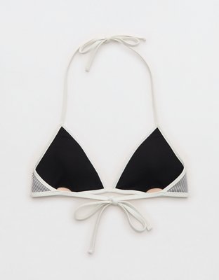 Aerie Ribbed Halter Triangle Bikini Top