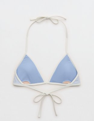 Aerie Ribbed Halter Triangle Bikini Top