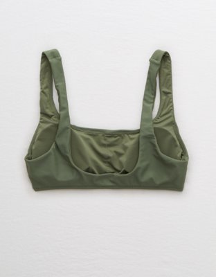 Aerie Wide Strap Scoop Bikini Top