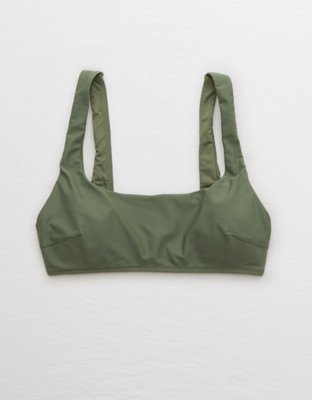 Aerie Wide Strap Scoop Bikini Top