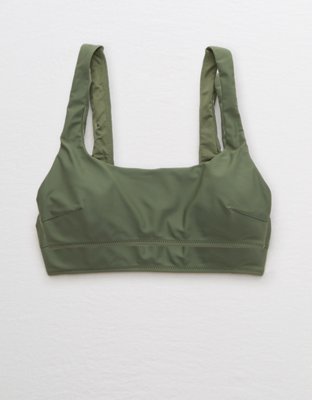 Aerie Wide Strap Scoop Bikini Top