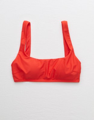 Aerie Wide Strap Scoop Bikini Top