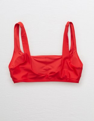 Aerie Wide Strap Scoop Bikini Top