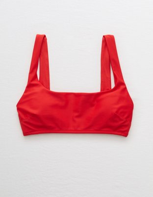 Aerie Wide Strap Scoop Bikini Top