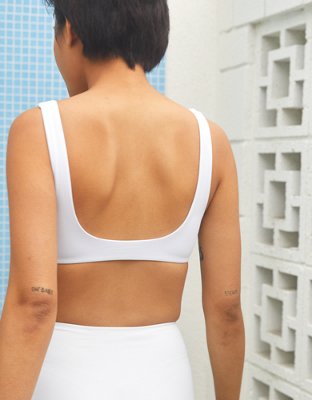 Aerie Wide Strap Scoop Bikini Top