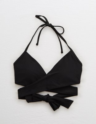 black swimsuit top