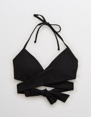 wrap halter top bathing suit