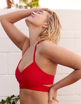 Aerie Wrap Halter Bikini Top