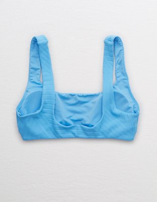 Aerie XO Ribbed Wide Strap Scoop Bikini Top