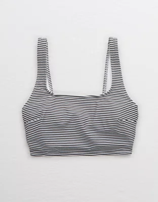 Aerie Wide Strap Longline Scoop Bikini Top